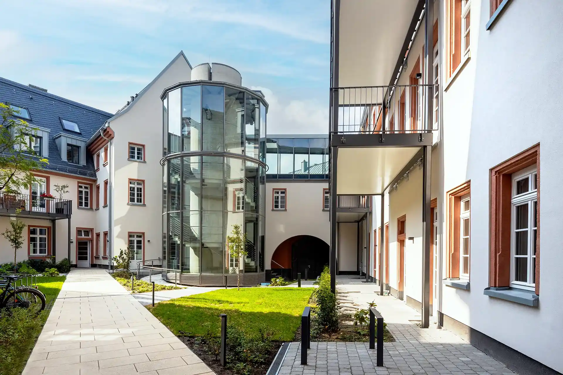 EVi Referenzen – Weintor 12 Innenhof, Mainz-Altstadt